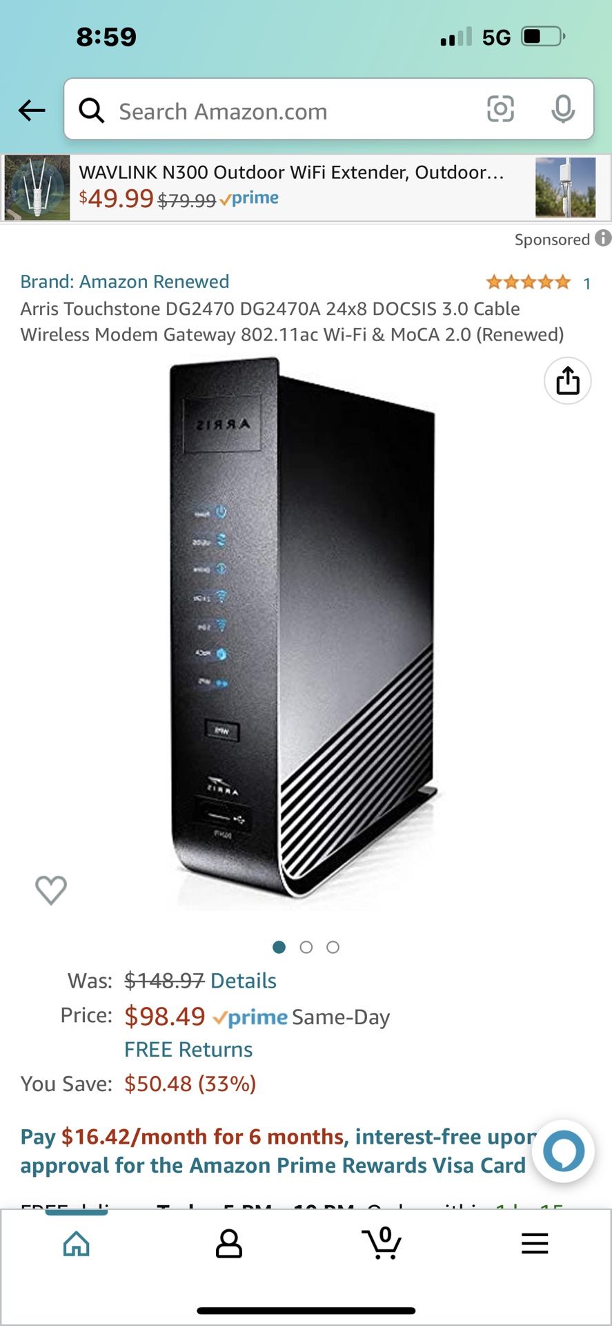 Modem And Wi-Fi Router
