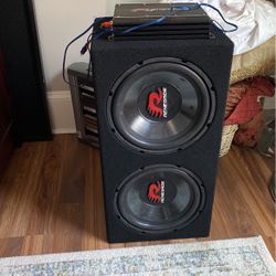 10 Inch Renegade Speakers And Amplifier