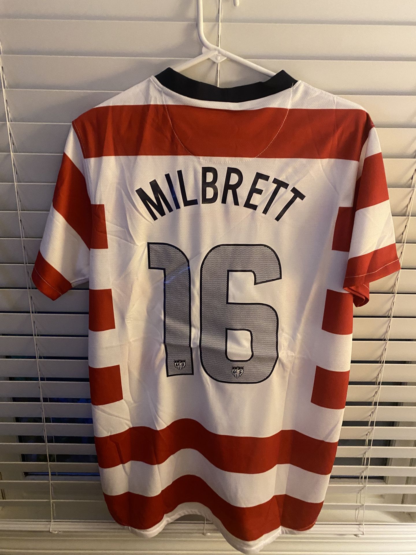 Tiffany Milbrett Jersey Soccer USA Men Adult USWNT XL New NWT 2012 Waldo NWSL