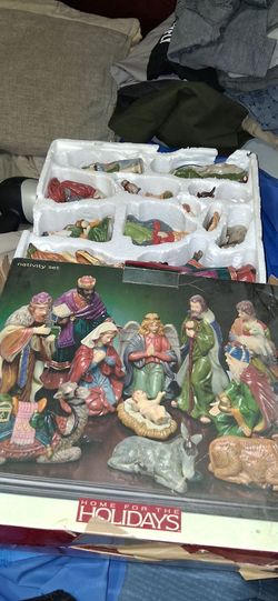 Vintage Nativity Set