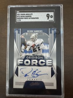 Deion Sanders Auto /25 SGC 9 