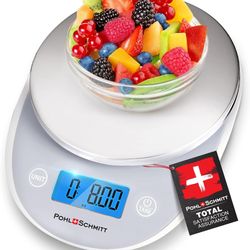 Digital Food Kitchen Scale, Batteries Included, Multifunctional Weight Measuring Device