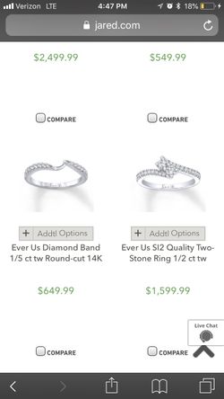 Jared used hotsell rings
