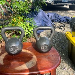 35 Pound Kettle Ball Weights 