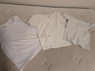 3 white shirts