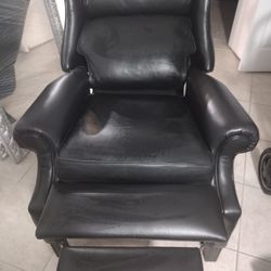leather armchair