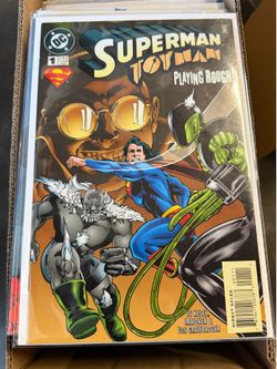 Superman Toyman Playing Rough Comic Book