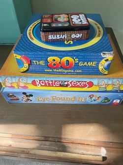 Family Game Night Bundle – Sushi Go + Disney Eye Found It + Party Games