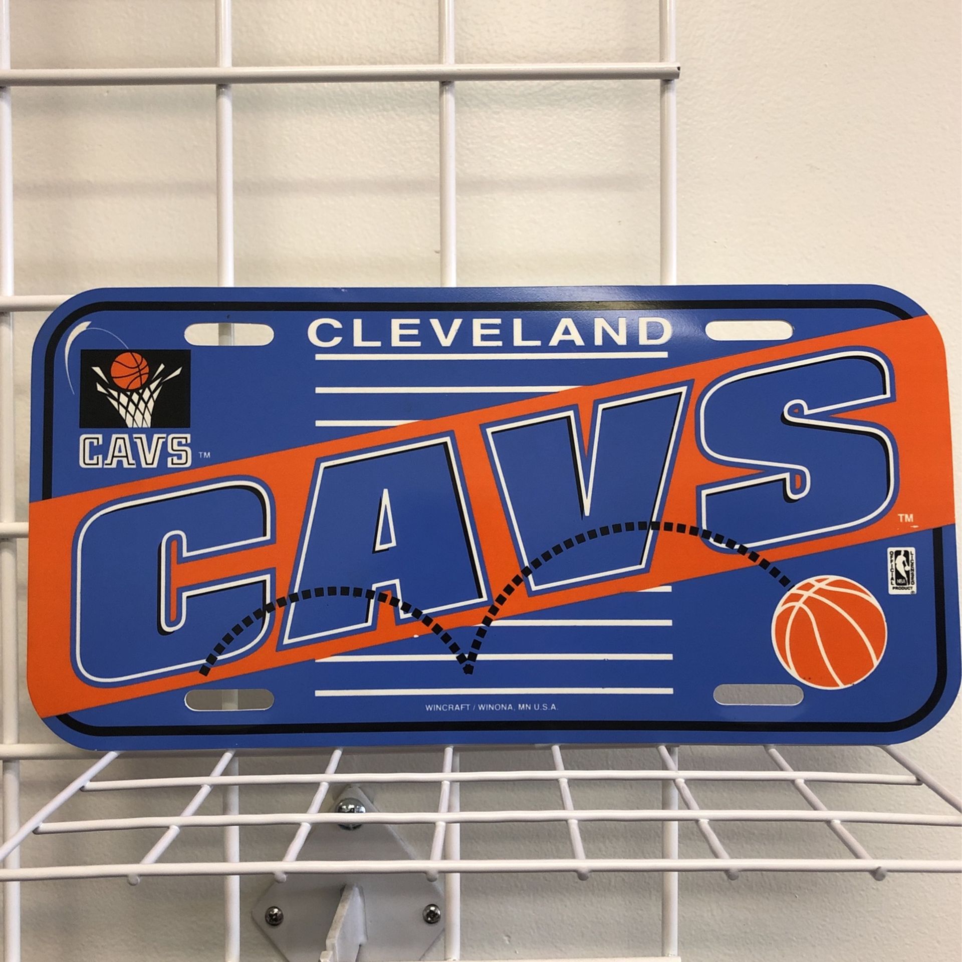 Vintage Cleveland Cavaliers License Plate Cover