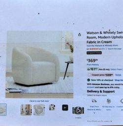 New accent swivel chair