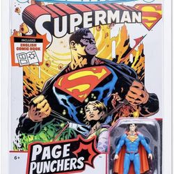 DC Direct - Superman Page Punchers - 3” Figure w/ Comic, Sealed.