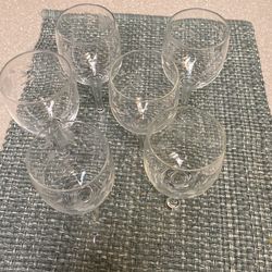 Princess House 6oz Wine Glasses