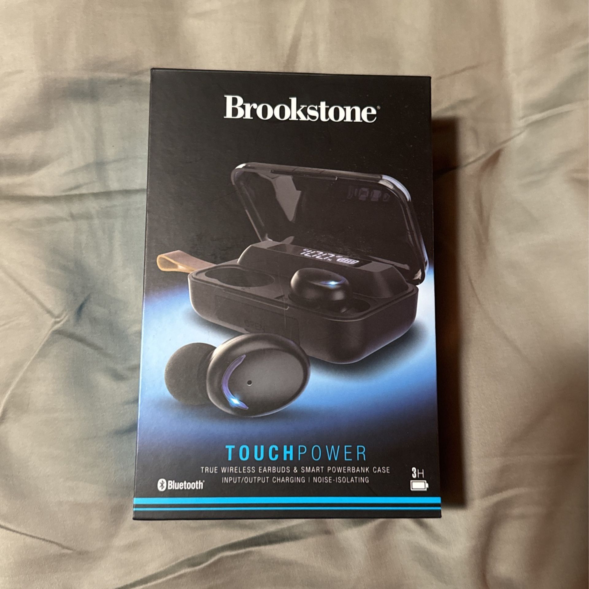 Brookstone TOUCHPOWER True Wireless Earbuds