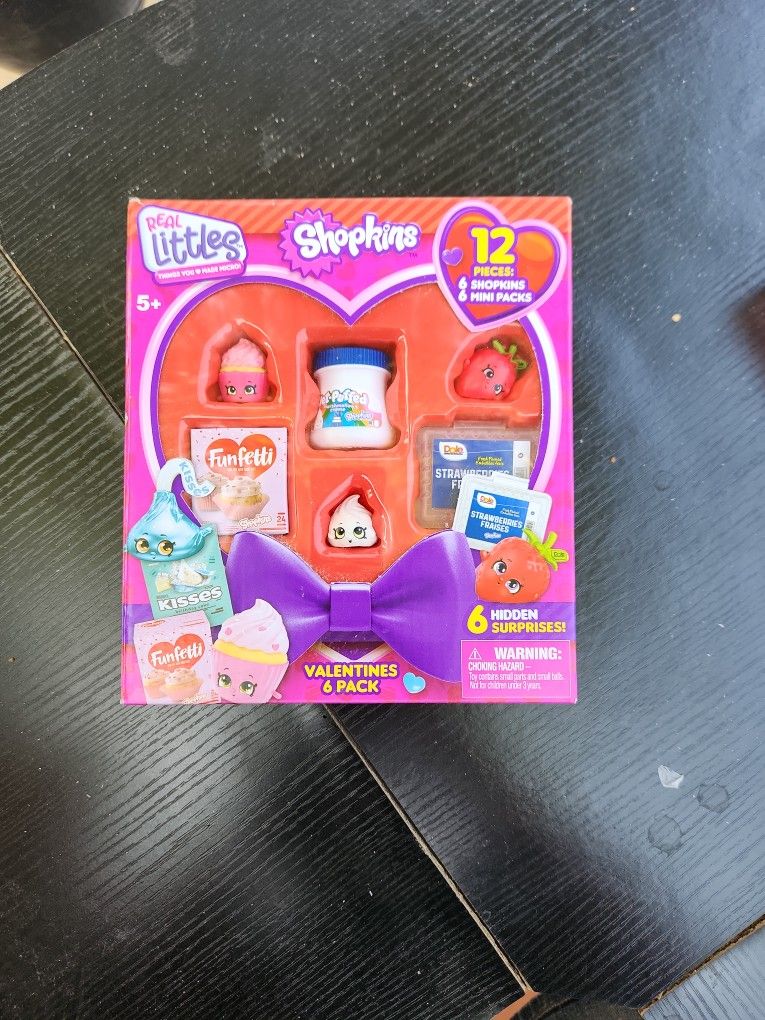 Shopkins Valentine's 6 Pk