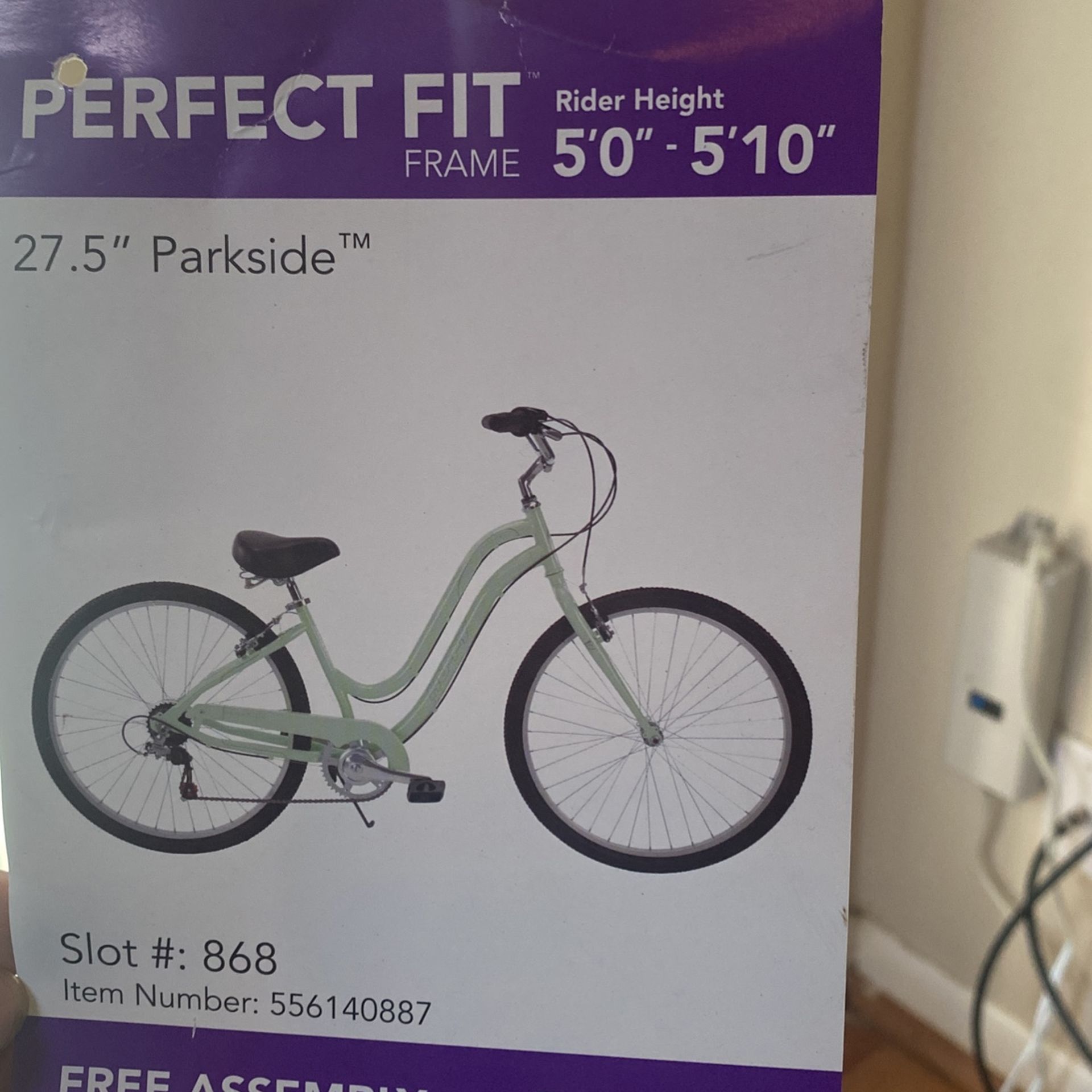 Huffy 27.5 parkside best sale women's comfort bike