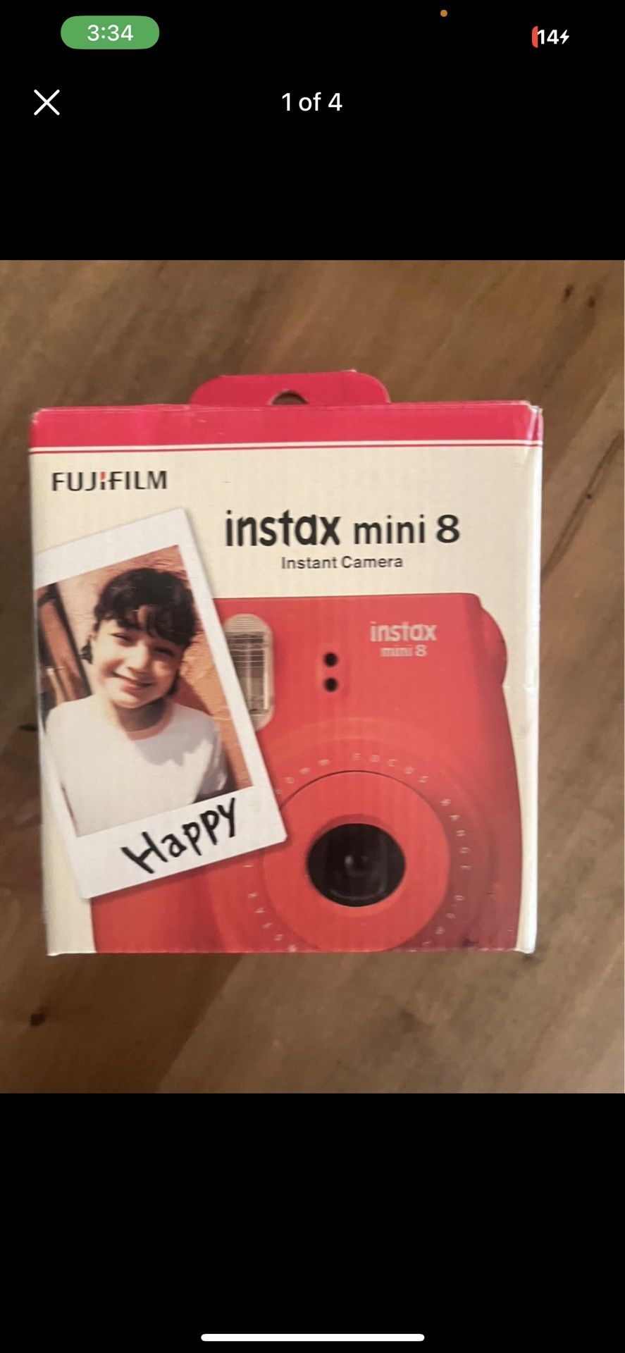 Fujifilm Instax Mini Instant Camera In Raspberry