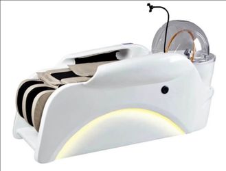 Champú japonés coreano cama y mesa de masaje en 1, masaje de cuerpo completo y piernas con circulador de agua y dispositivo de fumigación precio negoc