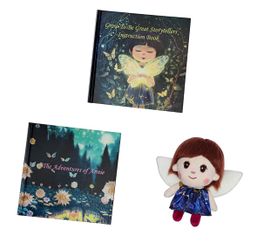 The Adventures of Annie Story Book, Instruction Book, and Glow in The Dark Doll - Brand New in Box - Multiple Available