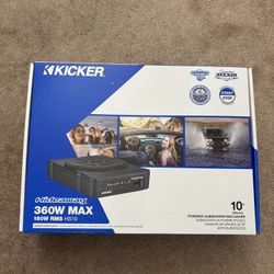 Kicker 51HS10 Hideaway Compact Subwoofer 10”