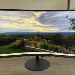 Samsung T55 27” LED Curved Monitor