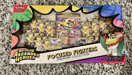 Ascended Heroes Focused Fighters Premium Collection Sam's Club Excl.