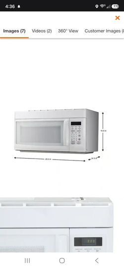 Over counter microwave