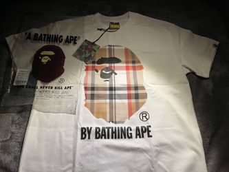 A Bathing Ape BAPE x Burberry Graphic Print T-Shirt Size S