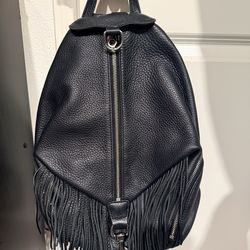 Rebecca minkoff leather fringe Julian backpack