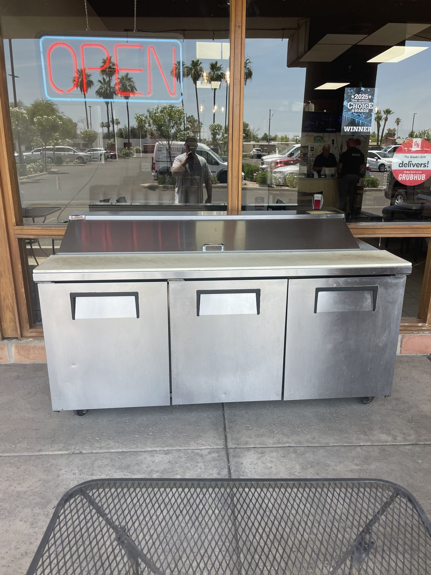 TRUE Sandwich Refrigerator Prep Table