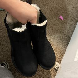 black boots