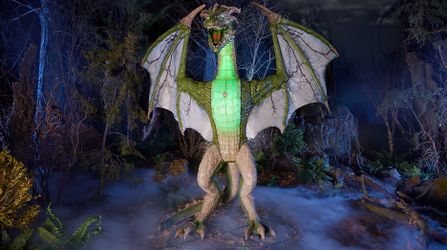 Halloween 8 Ft. Animated Wyvern Dragon Halloween Decoration