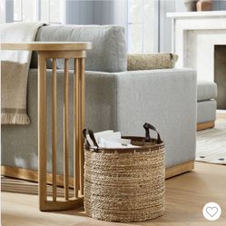 Threshold Leather Handle Basket