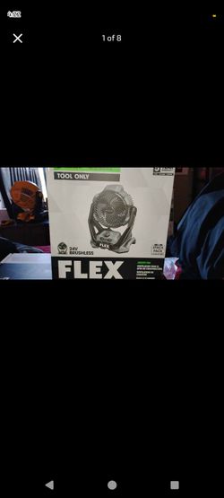 New in box FLEX 24V Brushless Jobsite Fan (tool only)
