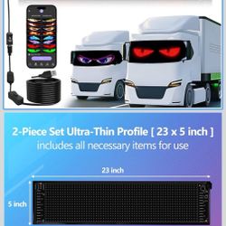  Bright 2PCS Devil Eyes for Cars Windshield