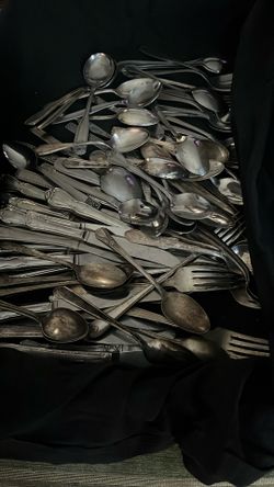 Various Pieces Of Silverware