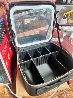 Makeup bag  with mirror