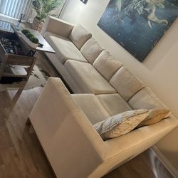 Crate And Barrel Custom Couch , Hardly Used 
