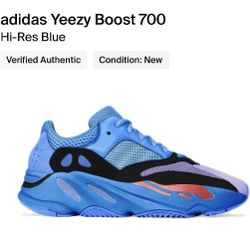 Yeezy Boost 700 Hi-Res Blue Size 6