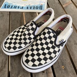 Checkered Vans 4y