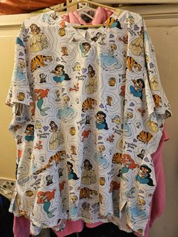 Disney Scrub Tops