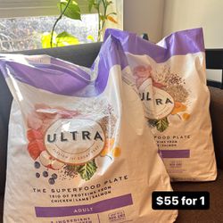 NUTRO ULTRA Adult High Protein Natural Dry Dog Food with a Trio of Proteins from Chicken, Lamb and Salmon, 30 lb. Bag