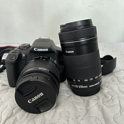 Canon Rebel T7 DSLR Camera 2 Lens Kit