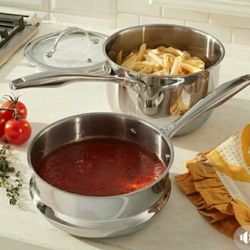 Princess House 2 Ollas Para Baño Maria $99.00