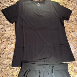 COZYFIT Scrubs for Women Set - MEDIUM- Stretch V-Neck Scrub Top & Jogger Pant with 8 Pockets