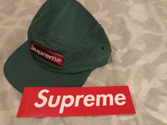 Supreme Liquid Metal Logo Camp Cap