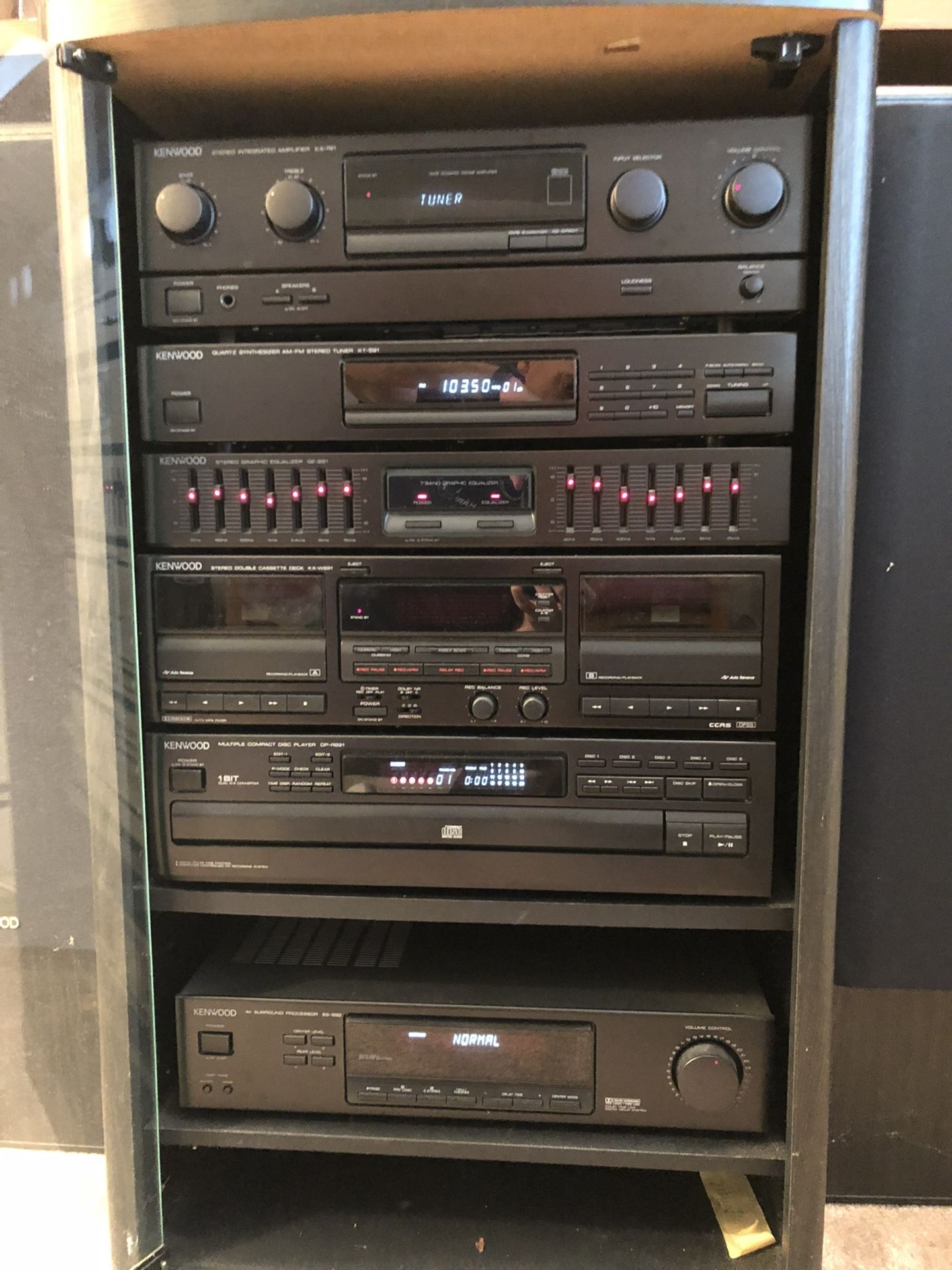 Kenwood Rack Stereo System (vintage) for Sale in Yorktown Heights, NY