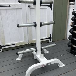 Cybex Brand Commercial Quality Olympic Weight Plate Storage Tree