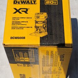 Brand New in Box, DeWalt DCW600B Cordless Compact Router (Tool only)
