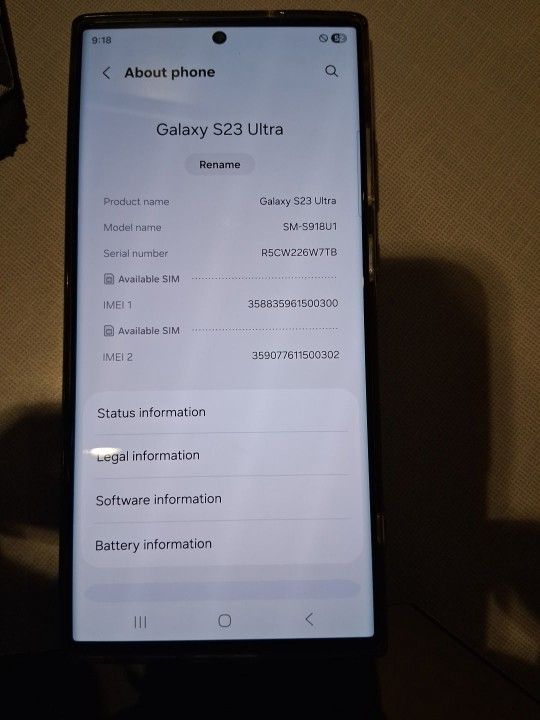 Samsung S23 Ultra 