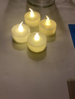 luces con pila. ( velas)